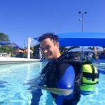 ADI IDC Australia. Student in pool after confirned water session