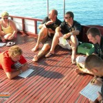 PADI IDC Vietnam - Course Director with Students