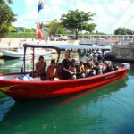 One of the 7 Pro Dive Mexico dive boats in the Riviera Maya. IDC candidates going out for a "fun" dive One of the 7 Pro Dive Mexico dive boats in the Riviera Maya. IDC candidates going out for a "fun" dive