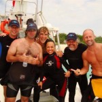 IDC Open water presentation. Candidates and Course Director with Scuba Pro Managers IDC Open water presentation. Candidates and Course Director with Scuba Pro Managers