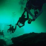 Cenote (cavern) Ponderosa. Cavern diving is part of the IDC at Pro Dive Mexico Cenote (cavern) Ponderosa. Cavern diving is part of the IDC at Pro Dive Mexico
