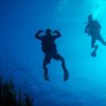 Students descending on Open Water Presentations. What Mexico is famous for... crystal clear water Students descending on Open Water Presentations. What Mexico is famous for... crystal clear water