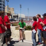 PADI Instructors listening to Open Water Briefs