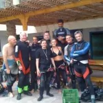 IDC class - confined water IDC in UK with idc students