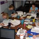 IDC classroom work Concentration in the big classroom